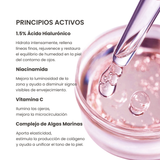 Ácido hialurónico. Crema para ojos doble acción: hidratante y antiarrugas