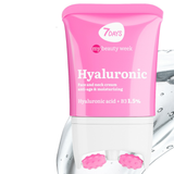 Ácido hialurónico. Crema para rostro y cuello doble acción: hidratante y antiedad