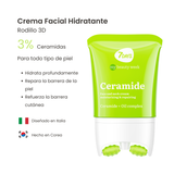 Ceramidas. Crema para rostro y cuello doble acción: Hidrata y repara la piel