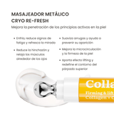 Colágeno. Crema de ojos doble acción: reafirmante y con efecto lifting