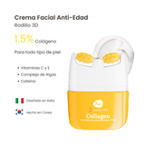 Colágeno. Crema para rostro y cuello doble acción: antiedad y efecto lifting
