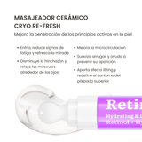 Retinol. Crema para ojos doble acción: antiedad y con efecto lifting