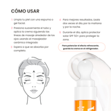 Vitamina C. Crema para ojos doble acción: luminosidad y efecto lifting